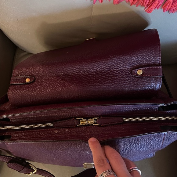 Authentic MCM pebbled leather satchel with removable strap conversion handbag - Picture 14 of 17